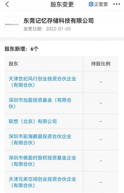 聯(lián)想投資記憶存儲(chǔ) 深化半導(dǎo)體布局，驅(qū)動(dòng)技術(shù)創(chuàng)新